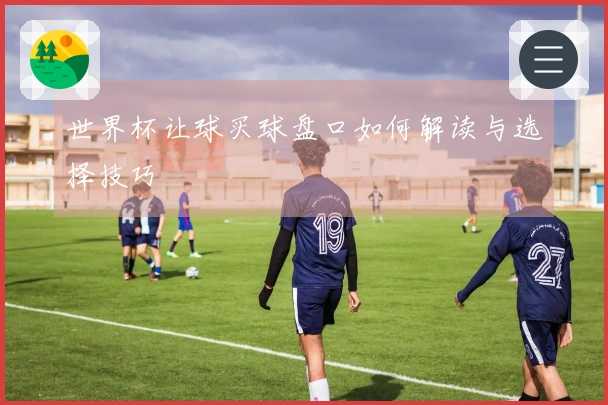 世界杯让球买球盘口如何解读与选择技巧